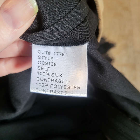 Tadashi Silk Black Shirt - Picture 7 of 9